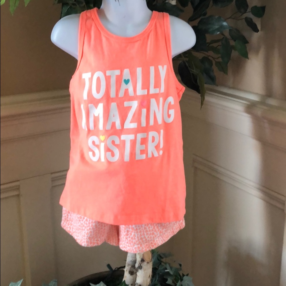 Carter’s Girls 7 Tank & Shorts Set